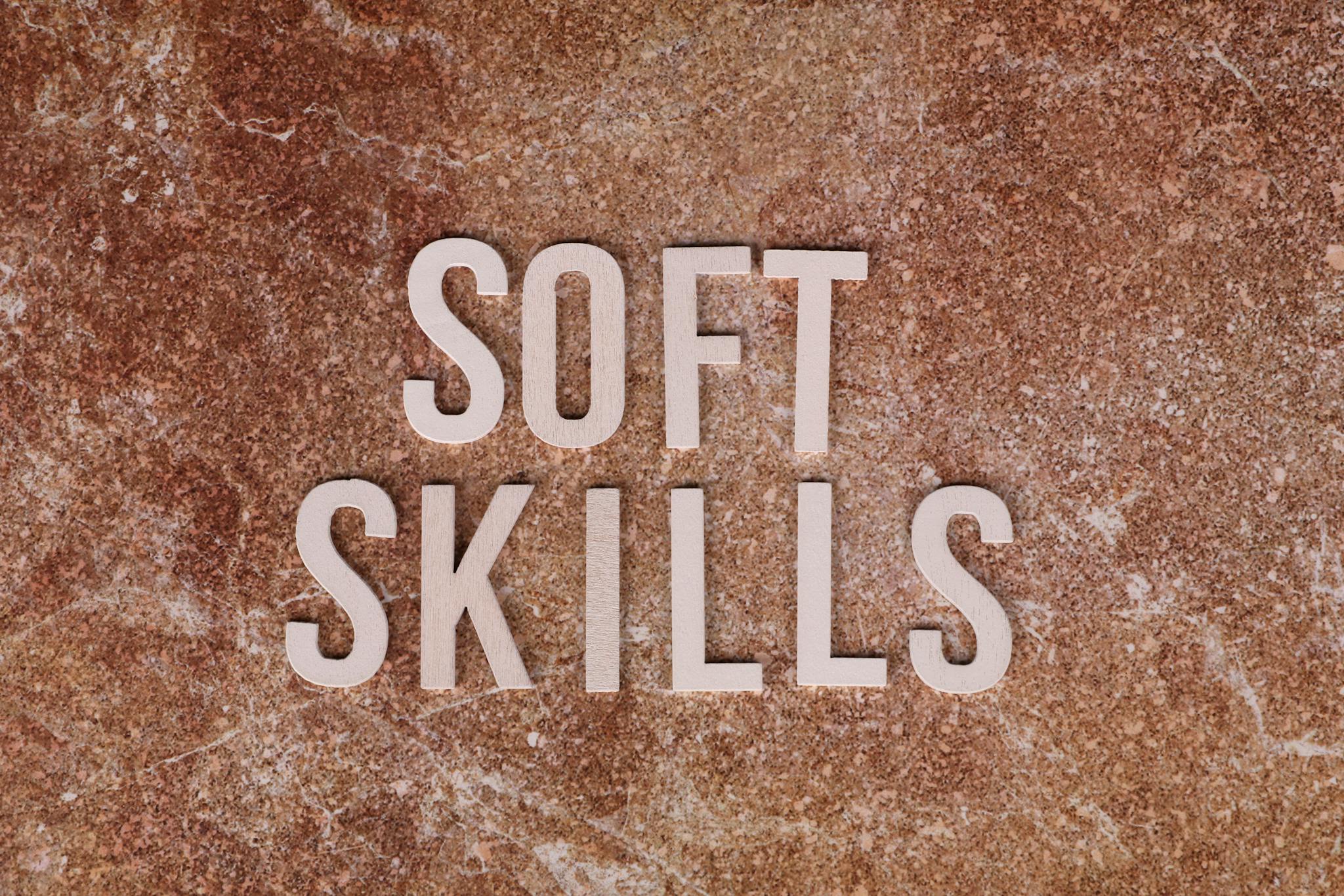 Home Close Up Of The Words Soft Skills On